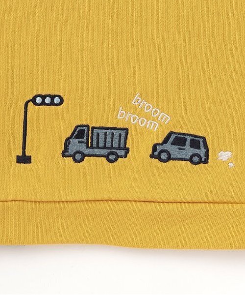 kladskap（クレードスコープ）の「【人気商品再入荷】【直営店で取り扱い無し】乗り物刺しゅうトレーナー（スウェット・キッズ・マスタード/レッド・90cm/100cm/110cm/120cm/130cm）」の8枚目の写真