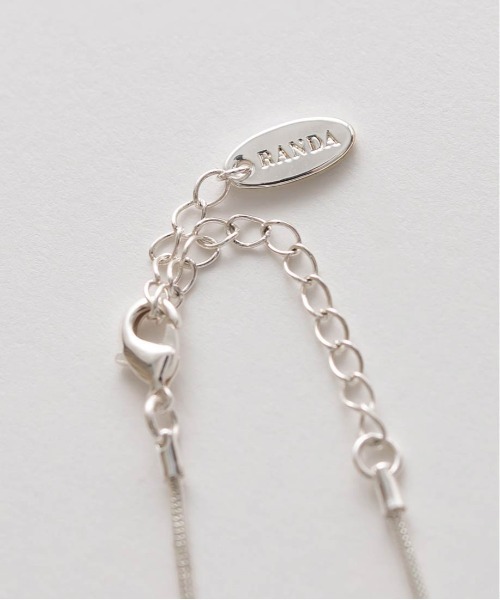 RANDA（ランダ）の「パール×メタル リボンモチーフネックレス（ネックレス・レディース・ゴールド/シルバー・FREE）」の12枚目の写真