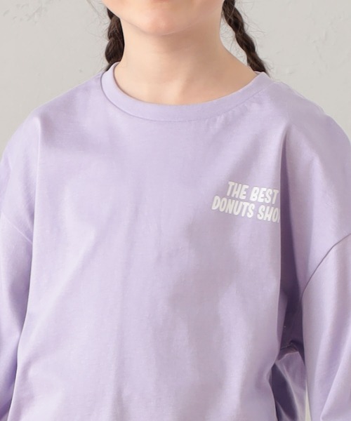FOUND GOOD(ファウンドグッド)の「G/CafeロンT(Tシャツ/カットソー・キッズ・パープル系2/ホワイト系5/グレー系8・120cm/130cm/140cm/150cm/110cm)」の9枚目の写真