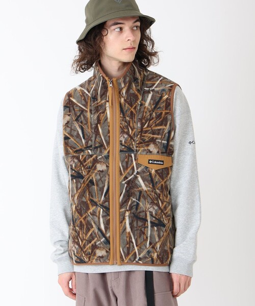 Columbia（コロンビア）の「Columbia／ストームクレストロード ベスト マイクロフリース／コロンビア（ベスト・メンズ・ホワイト/ブラウン/ウッドランド/ブラック/ストーン/ブラウン系その他/グリーン/グレー・XL/L/M/S）」の6枚目の写真
