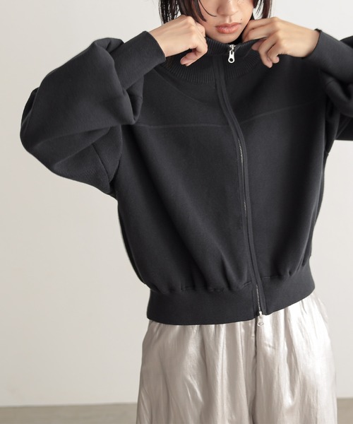 D220714 ZEALZIP デザインニットブルゾン D220714 ZEALZIP デザインニットブルゾン - メルカリ