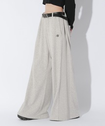Anui | 【UNISEX/2サイズ展開】ロゴスウェットワイドパンツ(スウェットパンツ)