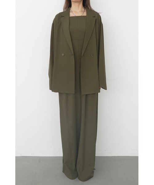 et.UNiVER（エトユニベール）の「Pratical set up（パンツドレス・レディース・ブルー/ブラック/カーキ/グレー・SMALL/MEDIUM/LARGE/M-Long）」の22枚目の写真