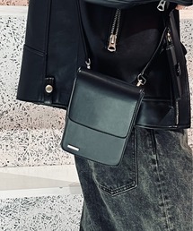 Burner（バーナー）の「【OKUOKU　0909】スクエア ショルダーバッグ カードケース付き oku-bag-701747997225-31 N（ショルダーバッグ）」