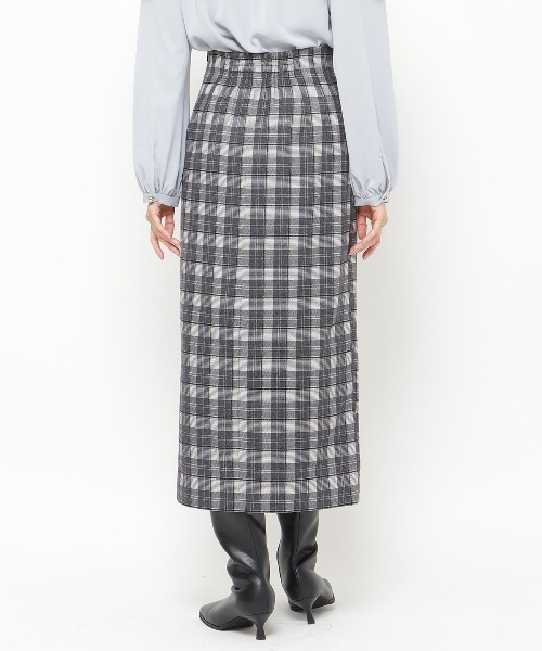 【セール】スカラップスリットタイトスカート（スカート）｜And Couture（アンドクチュール）