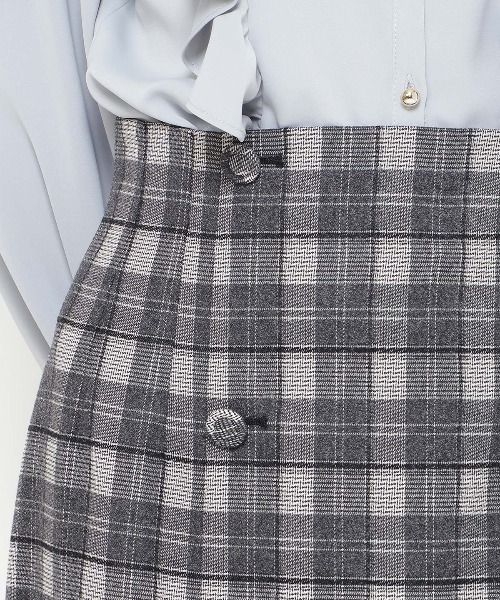 【セール】スカラップスリットタイトスカート（スカート）｜And Couture（アンドクチュール）