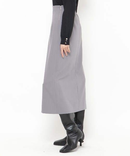 【セール】スカラップスリットタイトスカート（スカート）｜And Couture（アンドクチュール）