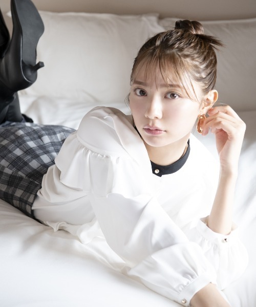 【セール】スカラップスリットタイトスカート（スカート）｜And Couture（アンドクチュール）