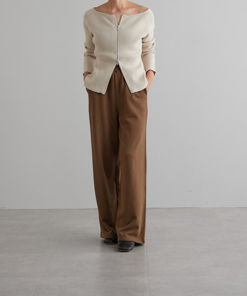 earthy(アーシー)の「2WAYオフショルニット(ニット/セーター・レディース・ブラック/レッド/ライトベージュ・FREE)」の18枚目の写真