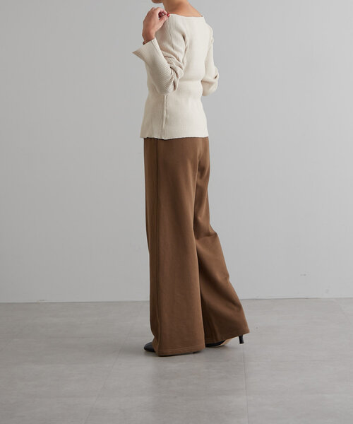 earthy(アーシー)の「2WAYオフショルニット(ニット/セーター・レディース・ブラック/レッド/ライトベージュ・FREE)」の19枚目の写真