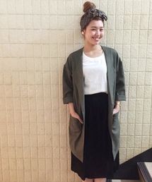 Kastane | オープンカラーガウン(その他アウター)