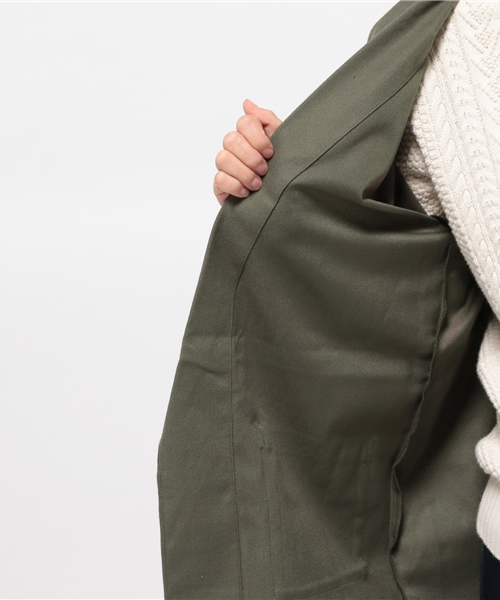 Kastane（カスタネ）の「オープンカラーガウン（その他アウター・レディース・ブルー/オリーブ/ネイビー/ベージュ・FREE）」の9枚目の写真