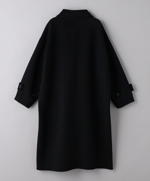 CINOH（チノ）の「＜CINOH＞バルカラー コート（ステンカラーコート・レディース・ブラック・38）」の2枚目の写真