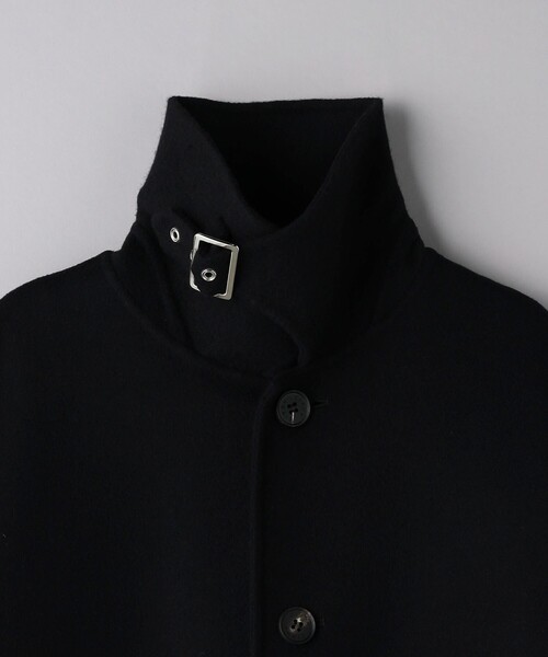 CINOH（チノ）の「＜CINOH＞バルカラー コート（ステンカラーコート・レディース・ブラック・38）」の4枚目の写真