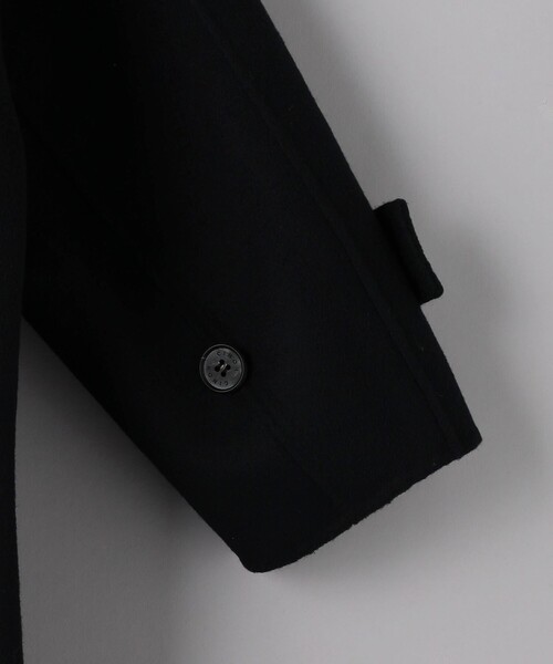 CINOH（チノ）の「＜CINOH＞バルカラー コート（ステンカラーコート・レディース・ブラック・38）」の5枚目の写真