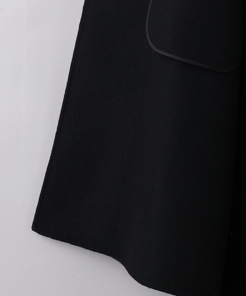 CINOH（チノ）の「＜CINOH＞バルカラー コート（ステンカラーコート・レディース・ブラック・38）」の8枚目の写真