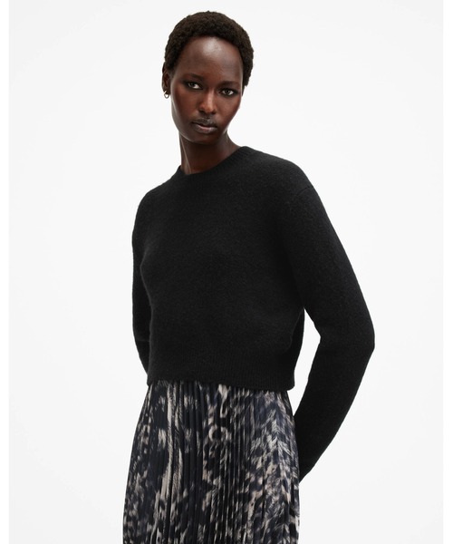 ALLSAINTS(オールセインツ)の「JINX 2-IN-1 PRINTED PLEATED MAXI DRESS | JINX 2-IN-1 プリント プリーツ マキシ ドレス・ワンピース(ワンピース・レディース・ブラウン系その他・S/M/XS/L)」の4枚目の写真
