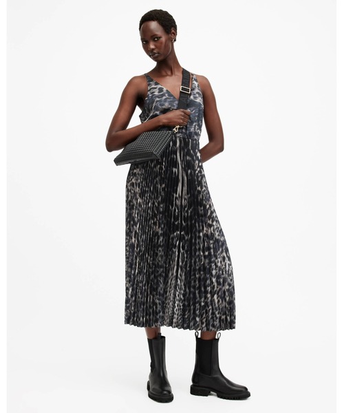 セール】JINX 2-IN-1 PRINTED PLEATED MAXI DRESS | JINX 2-IN-1