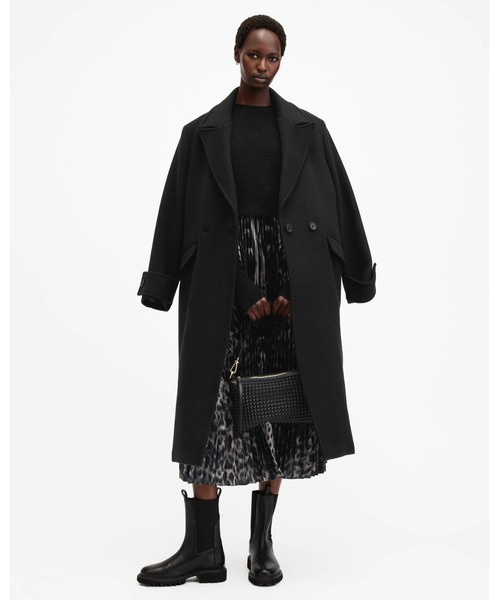 ALLSAINTS(オールセインツ)の「JINX 2-IN-1 PRINTED PLEATED MAXI DRESS | JINX 2-IN-1 プリント プリーツ マキシ ドレス・ワンピース(ワンピース・レディース・ブラウン系その他・S/M/XS/L)」の6枚目の写真