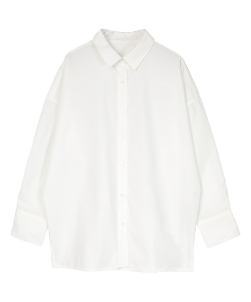 UR'S（ユアーズ）の「ベーシックシャツ（シャツ/ブラウス・レディース・ベージュ/ピンク/ホワイト/ブルー/ブラウン/ライトイエロー・S/M/L）」の7枚目の写真