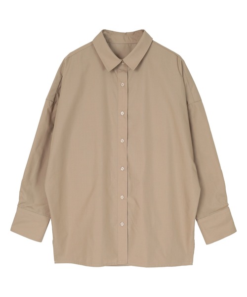 UR'S（ユアーズ）の「ベーシックシャツ（シャツ/ブラウス・レディース・ベージュ/ピンク/ホワイト/ブルー/ブラウン/ライトイエロー・S/M/L）」の8枚目の写真