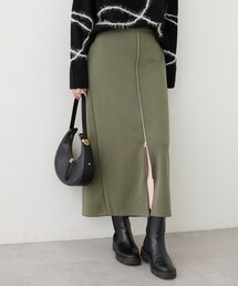 osono×ako Wジップカットポンチナロースカート