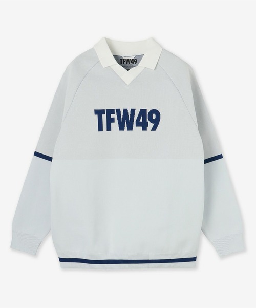 TFW49 KNIT POLO 新品未使用 XL ニットポロ TFW49 KNIT POLO 新品未使用 XL ニットポロ - メルカリ