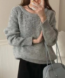 Stone  フード付きニットセーター 01.jpg