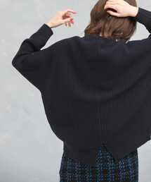 URBAN RESEARCH ROSSO WOMEN | ボートネックバックスリット畦ニット(ニット/セーター)