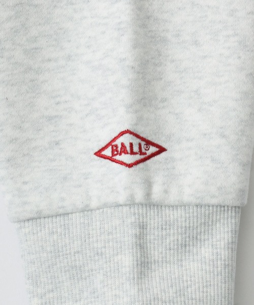 BALL(ボール)の「2026AW BALL/ボール 裏起毛 ワンポイントロゴ ワッペン刺繍 スウェット プルオーバーパーカー レディース メンズ トレーナー フーディー(パーカー・メンズ・ブラック/モカ/アッシュグレー/グレー/チャコール/サックスブルー・M/LL/L)」の18枚目の写真