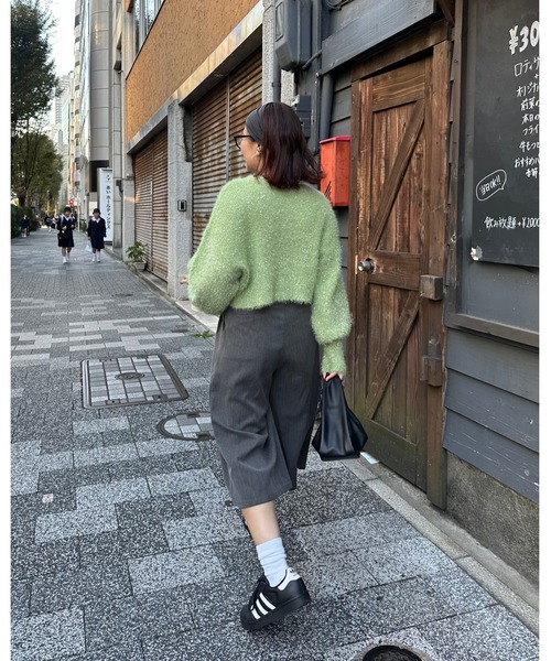archives(アルシーヴ)の「【Ltd.】LAME KNIT(ニット/セーター・レディース・グリーン/ブラック/グレー・MEDIUM)」の5枚目の写真