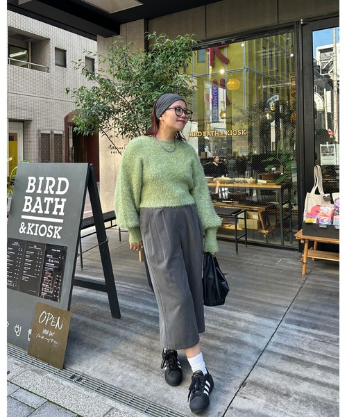 archives(アルシーヴ)の「【Ltd.】LAME KNIT(ニット/セーター・レディース・グリーン/ブラック/グレー・MEDIUM)」の11枚目の写真