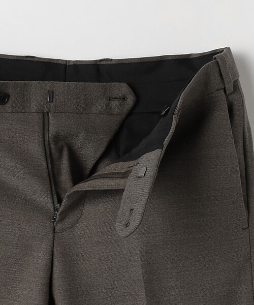 green label relaxing（グリーンレーベルリラクシング）の「A+ TWPUホームスパン スリム スラックス -ウォッシャブル・ストレッチ・防シワ・アジャスター-（スラックス・メンズ・ダークグレー/ネイビー/ダークブラウン・M/L/S/XXL/XS/XL）」の5枚目の写真