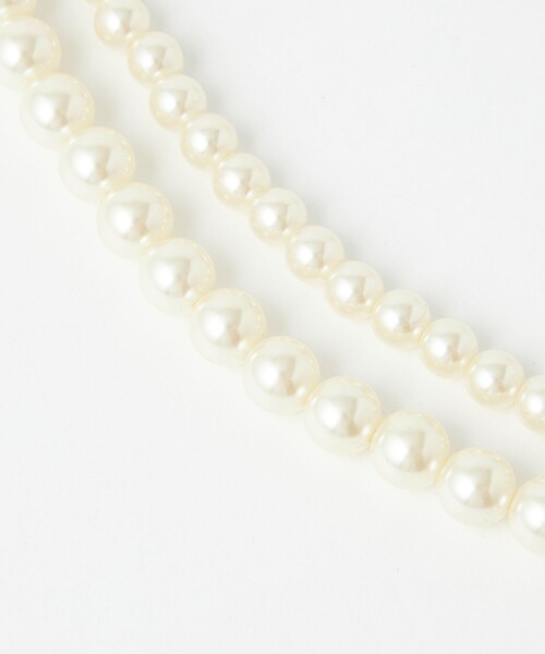 green label relaxing（グリーンレーベルリラクシング）の「コサージュ付き フェイクパール 5WAY ネックレス（ネックレス・レディース・オフホワイト・FREE）」の7枚目の写真