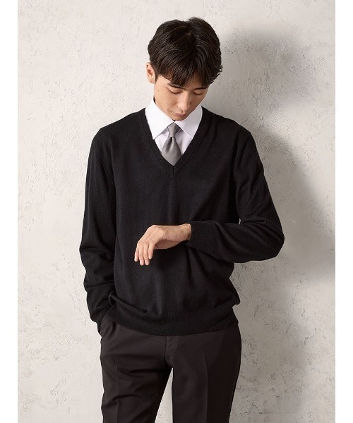 BRIEFING ブラック セーター L MEN PLAYERS EDITION クルーネックセーター ブラック