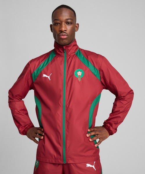 PUMA プーマ メンズ サッカー モロッコ プレマッチ ウーブン ジャケット（ブルゾン）｜PUMA（プーマ）ブルゾン