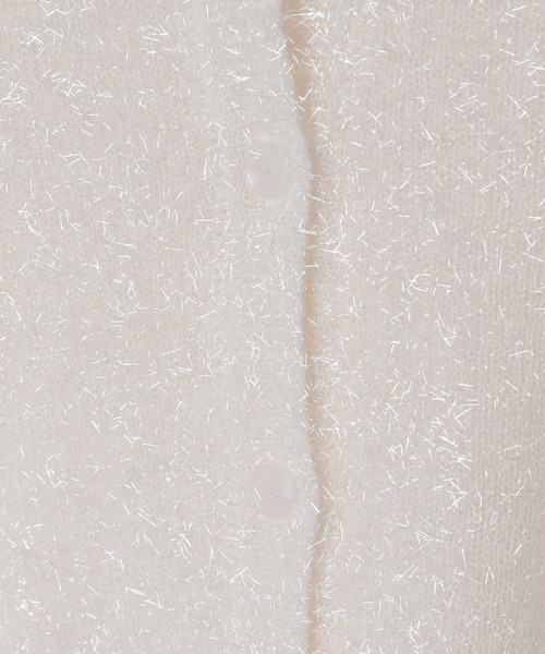 PAGEBOY(ページボーイ)の「フィルムラメショートカーディガン(カーディガン/ボレロ・レディース・オフホワイト/ブラック/ネイビー/グレー・FREE)」の11枚目の写真