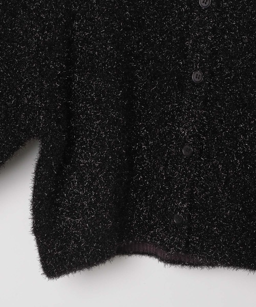 PAGEBOY(ページボーイ)の「フィルムラメショートカーディガン(カーディガン/ボレロ・レディース・オフホワイト/ブラック/ネイビー/グレー・FREE)」の8枚目の写真