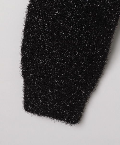 PAGEBOY(ページボーイ)の「フィルムラメショートカーディガン(カーディガン/ボレロ・レディース・オフホワイト/ブラック/ネイビー/グレー・FREE)」の9枚目の写真