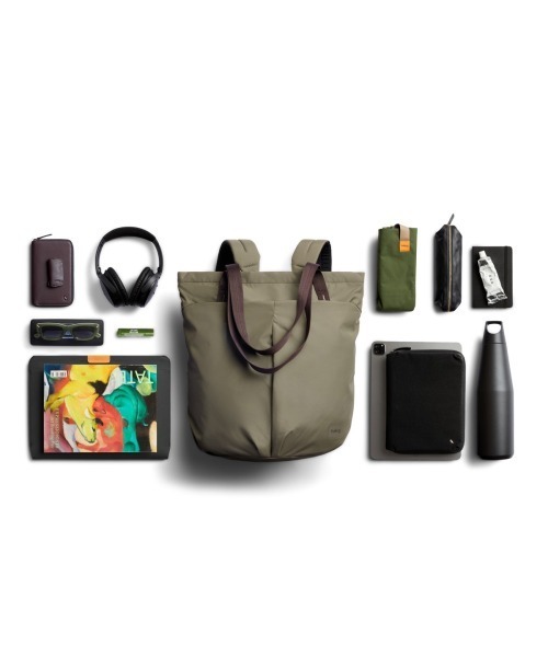 entre square(アントレスクエアー)の「Bellroy/トートバック/バックパック Laneway Totekpack シーケルプ(トートバッグ・メンズ・カーキ・ONE SIZE)」の12枚目の写真