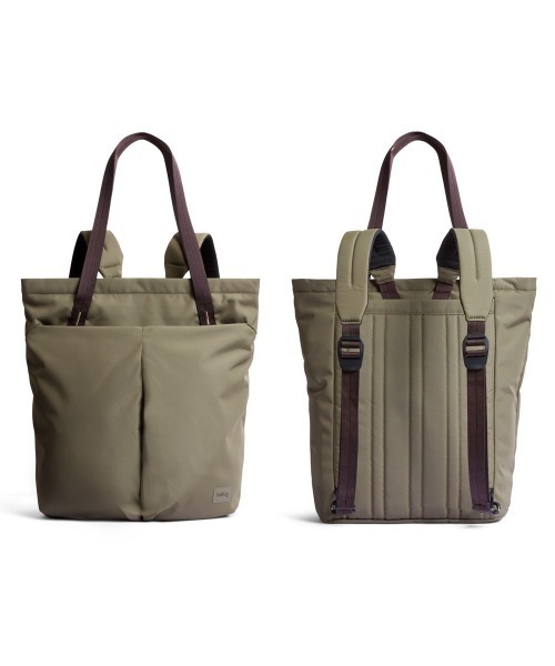 entre square(アントレスクエアー)の「Bellroy/トートバック/バックパック Laneway Totekpack シーケルプ(トートバッグ・メンズ・カーキ・ONE SIZE)」の2枚目の写真