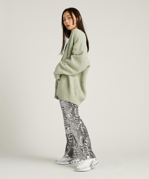 フェニックス コージー ブークレ ウィメンズ ルーズ ロング ニットカーディガン NIKE（ナイキ）の「ナイキ スポーツウェア フェニックス