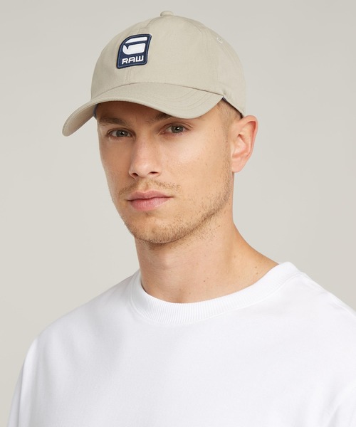 G-STAR(ジースター)の「AVERNUS BURGER BASEBALL CAP/ブランドロゴベースボールキャップ(キャップ・メンズ・ベージュ・ONE SIZE)」の3枚目の写真