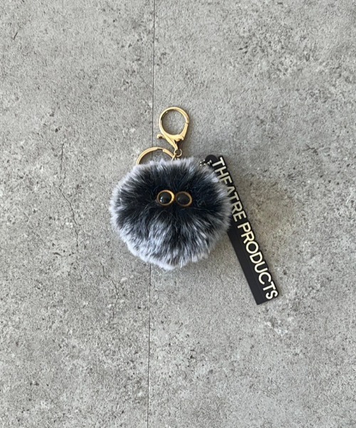 THEATRE PRODUCTS（シアタープロダクツ）の「プラッシュキャットチャーム（チャーム・レディース・ブラック/ベージュ/オレンジ/ブルー・FREE）」の2枚目の写真