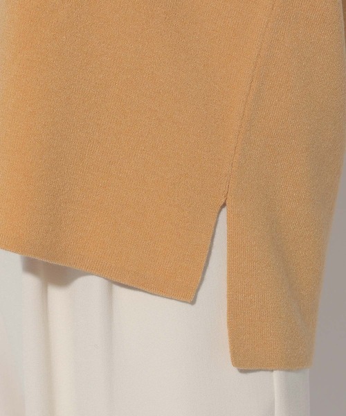 Elura（エルーラ）の「濃密なめらかVネックプルオーバー/250655（ニット/セーター・レディース・ネイビー/オレンジ系その他3/ブラック系その他/ブルー系その他3・MEDIUM/LARGE）」の18枚目の写真