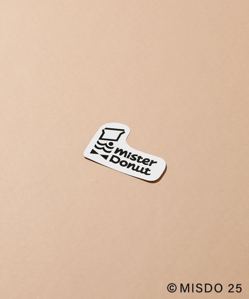 LEPSIM（レプシィム）の「【Mister Donut×LEPSIM】ロゴステッカー　286038（ステッカー/テープ・レディース・ブラック/ピンク/オフホワイト・ONE SIZE）」の7枚目の写真