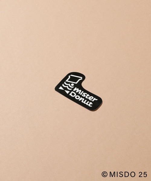 LEPSIM（レプシィム）の「【Mister Donut×LEPSIM】ロゴステッカー　286038（ステッカー/テープ・レディース・ブラック/ピンク/オフホワイト・ONE SIZE）」の8枚目の写真