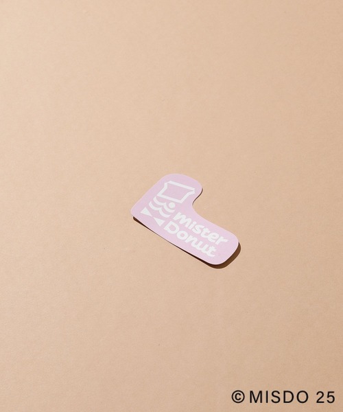 LEPSIM（レプシィム）の「【Mister Donut×LEPSIM】ロゴステッカー　286038（ステッカー/テープ・レディース・ブラック/ピンク/オフホワイト・ONE SIZE）」の9枚目の写真