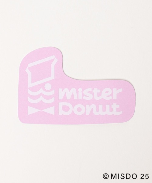 LEPSIM（レプシィム）の「【Mister Donut×LEPSIM】ロゴステッカー　286038（ステッカー/テープ・レディース・ブラック/ピンク/オフホワイト・ONE SIZE）」の12枚目の写真