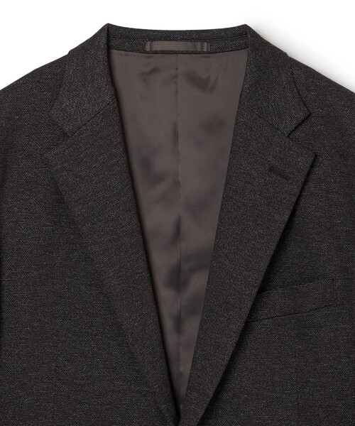 MACKINTOSH PHILOSOPHY（ﾏｯｷﾝﾄｯｼｭ ﾌｨﾛｿﾌｨｰ）の「テーラードジャージー ジャケット メランジジャージー（テーラードジャケット・メンズ・ダークネイビー/チャコールグレー・38/40/42/36）」の4枚目の写真